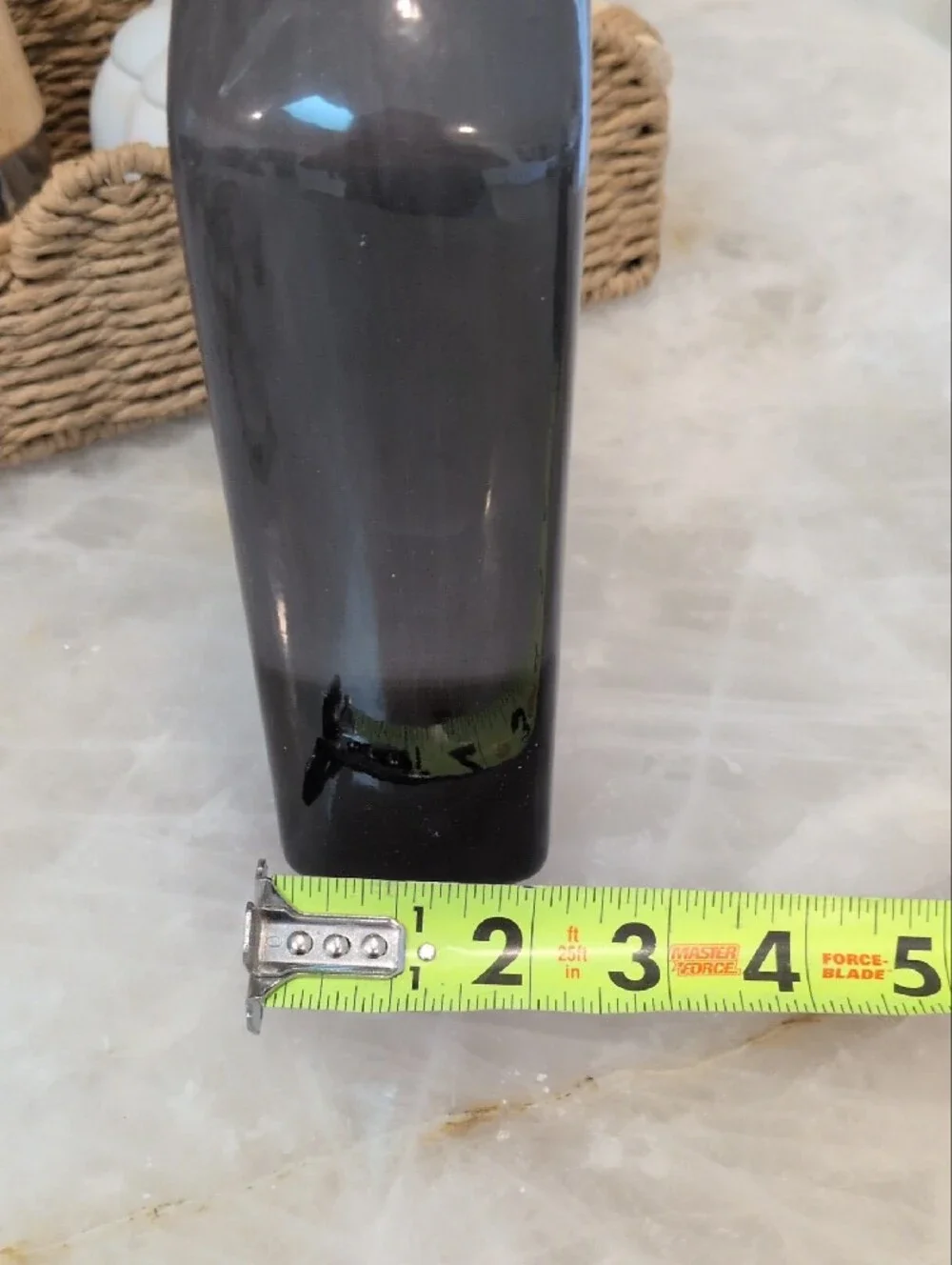 Old Time Decorative Bottle - Black